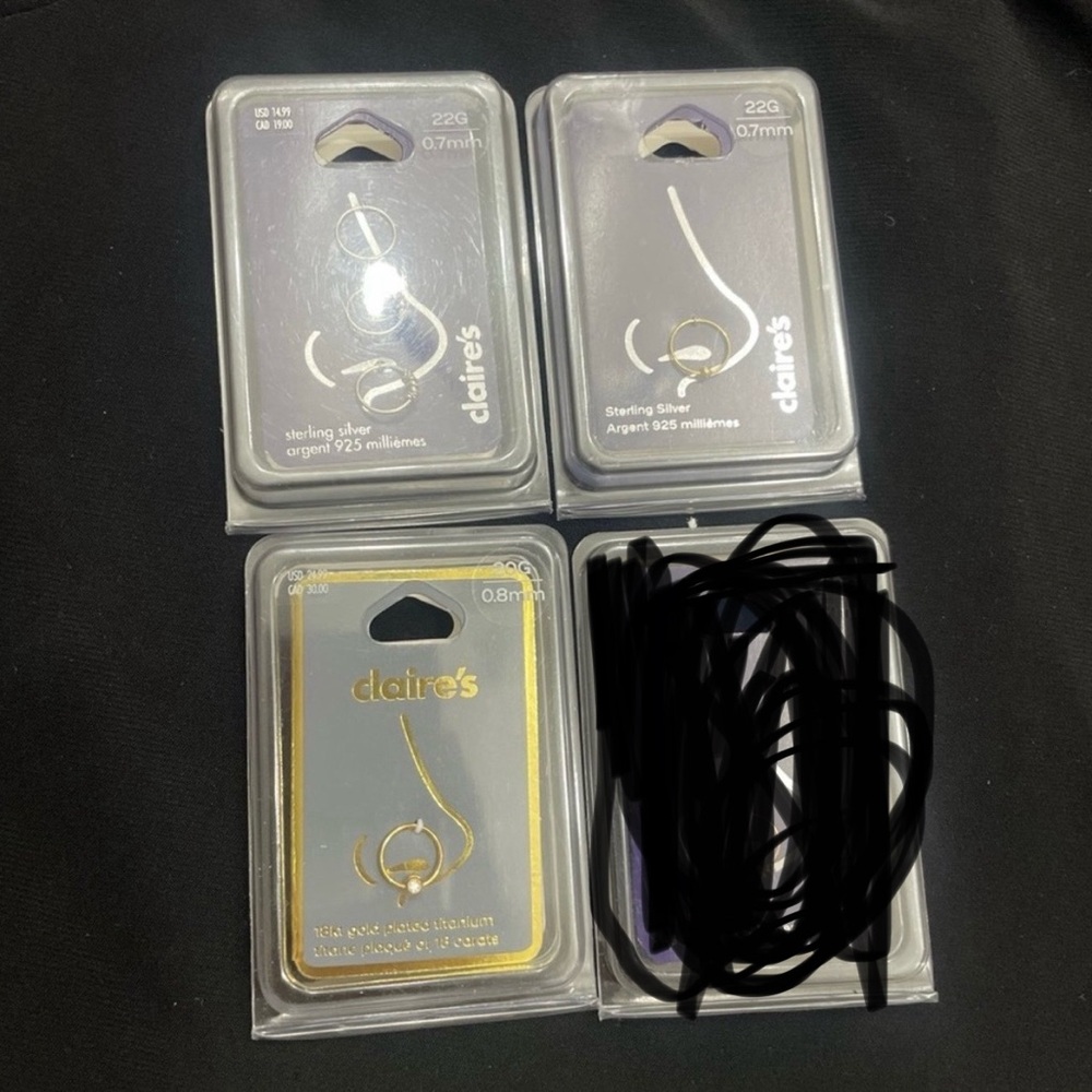 Claire’s nose ring bundle